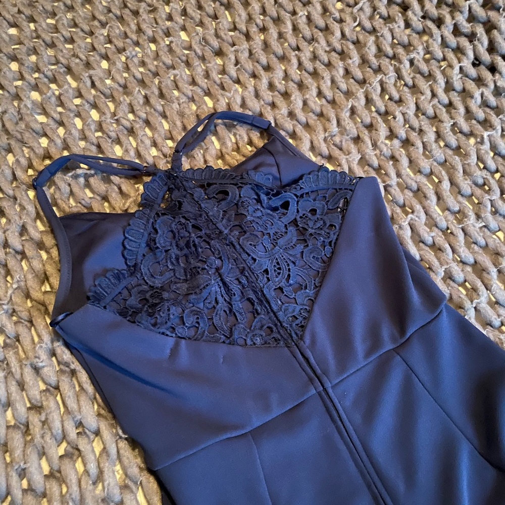 Navy Blue Jumpsuit (& belt)